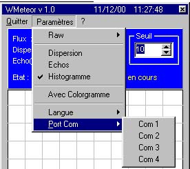 Choix du Port Com