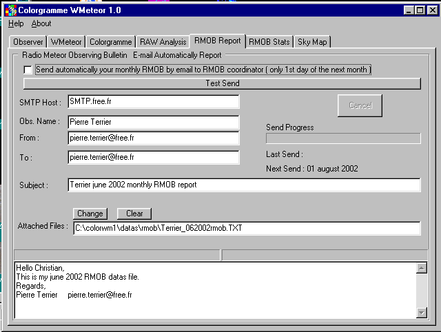 RMOB Report