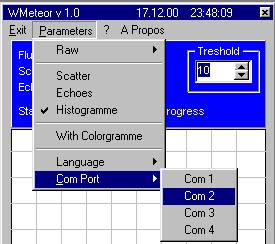 Choice your Com Port